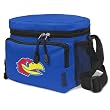 University of Kansas Lunch Box Cooler Bag Insulated Royal KU Jayhawks Logo - Top Quality Unique Lunchbox or Sophisticated Black Travel Bag - OFFICIAL NCAA COLLEGE LOGO Merchandise