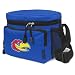 University of Kansas Lunch Box Cooler Bag Insulated Royal KU Jayhawks Logo - Top Quality Unique Lunchbox or Sophisticated Black Travel Bag - OFFICIAL NCAA COLLEGE LOGO Merchandise
