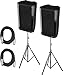Peavey DM112 12-Inch Powered Speakers Bundle