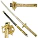Sporting Goods : Golden Samurai Warrior Sword with Scabbard