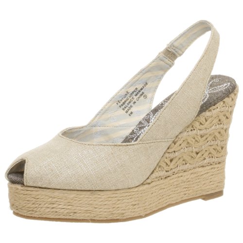 Kenzie Women's Feature Platform Wedge,Silver,9.5 M from Kenzie