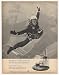 1962 Free Fall Parachutist Walker's DeLuxe Photo Print Ad