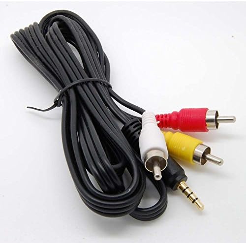 NewPowerGear 3.5mm RCA A/V AV Video Stereo Audio Cable for GZ-MG330RAA,GZ-MG330RUS,GZ-MG330U,GZ-MG330US