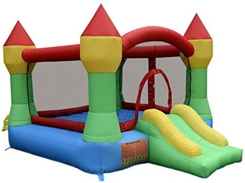 Inflatable Mighty Bounce House Castle Jumper Moonwalk Bouncer Without Blower