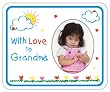 With Love to Grandma crayola Photo Magnet Frame