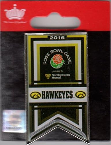 2016 Rose Bowl Collectible Banner Pin Iowa Hawkeyes