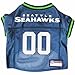 Pets First Seattle Seahawks Dog Jersey, Size: Large. Best Football Jersey Costume for Dogs & Cats. Licensed Jersey Shirt.