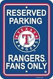 MLB Texas Rangers Plastic Parking Sign