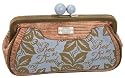 Red Or Dead Womens Hallina 01 Printed Canvas Snakeskin Clutch