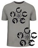 Produkt-Bild: Shirtstreet24, Stein Schere Papier Echse Spock, The Big Bang Theory Funshirt