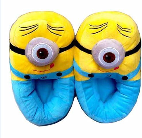 USLegend Despicable Me 3D Eyes Minion Beedo Soft Plush Doll Adult Plush Slippers