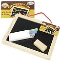 Travel size blackboard, chalks & eraser