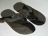 MICROS MENS DESIGNER THONG SANDAL #335 DARK BROWN