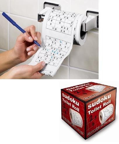 Bunkerbound Novelty Sudoku Toilet Roll