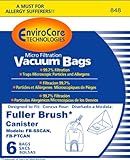 Fuller Brush Canister Vacuum Bags FB-SSCAN FB-PTCAN (6 Pack)