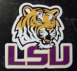 LSU Tigers Mascot Logo NCAA Car Magnet