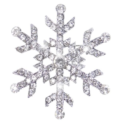 Ever Faith Christmas Gift Austrian Crystal Snowflake Flower Winter Brooch - Silver-Tone A11452-1 steampunk buy now online Ever Faith Christmas Gift Austrian Crystal Snowflake Flower Winter Brooch - Silver-Tone A11452-1 steampunk buy now online