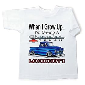 Chevy Chevrolet Truck LOOKOUT Kids Size Youth T-shirt