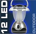 12 LED Camping Laterne Lampe Leuchte Taschenlampe Modell ELECSA 1512