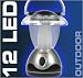 Sports : 12 LED Camping Laterne Lampe Leuchte Taschenlampe original ELECSA 1512