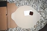 The Pampered Chef Large Round Stone with Handles on the Sides