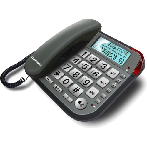 T�l�phone fixe TELEFUNKENTF501TAUPE