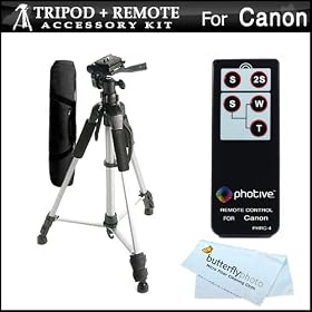 Click here to buy Photive RC-4 Wireless Remote Control Kit For Canon EOS Digital Rebel XT, XTi, XSi, T1i,... by Butterfly.