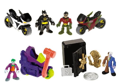  Imaginext Batman & Robin vs. Joker and Two-Face Playset