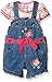 Nannette Baby Girls' Little 2 Piece Shortall Set