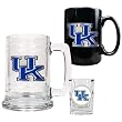 Kentucky Wildcats NCAA 15oz Tankard, 15oz Ceramic Mug & 2oz Shot Glass Set - Primary Logo by Great American Products