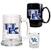 Kentucky Wildcats NCAA 15oz Tankard, 15oz Ceramic Mug & 2oz Shot Glass Set - Primary Logo by Great American Products