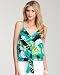 Printed Tie Hem Silk Cami - NEW TROP PARADISE 9 (XS)