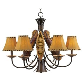 Dick Idol's Grand Old River Canoe Chandelier by Dick Idol