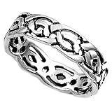 Sterling Silver Plain Rings - Sizes: 6-10