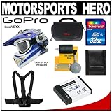 GoPro HD Motorsports Hero Video/Still Digital Camera & Waterproof Housing with 32GB SD Card + Chest Mount + Battery + Case + Accessory Kit