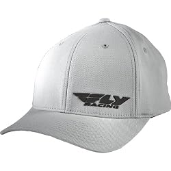 Fly Racing Standard Men's Flexfit Casual Hat - Grey