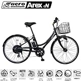 エアロアシスタント <strong>電動自転車</strong> AREX＋N 26インチ ブラック ブラック