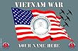 National Guard Vietnam War Large Vehicle Bumper Sticker