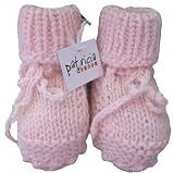 Handmade Baby Girl Boots - Pastel Pink