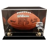 Caseworks New York Giants Super Bowl XLVI Champions Deluxe Football Display Case