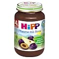 Hipp Pflaume mit Birne, 6-er Pack (6 x 190 g) - Bio