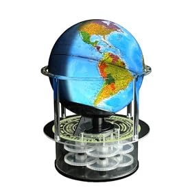 28cm Day n Night Globe with Real Time, Date, Daylight Hours and Seasonal Features