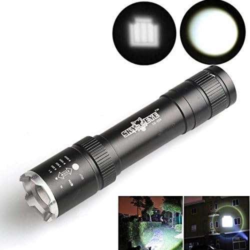 QLSC 2500 Lumens Zoomable CREE XML T6 LED 18650 Flashlight Torch Lamp