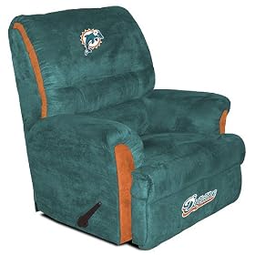 Buy Miami Dolphins NFL Team Logo Big Daddy Recliner