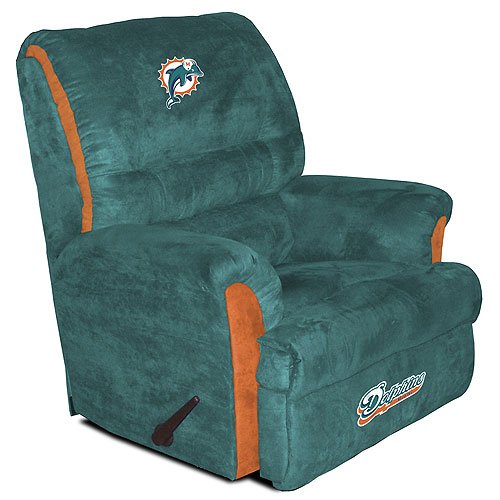 Buy Miami Dolphins NFL Micro Fiber Big Daddy Recliner by Baseline