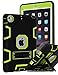 iPad Mini 3 Case,iPad Mini 2 Case,iPad Mini Case,TIANLI(TM) ArmorBox [Three Layer] Convertible [Heavy Duty] Rugged Hybrid Protective with Kickstand Case for iPad Mini 3/2,Black/Yellow