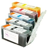 Global Compatible Ink Cartridge Replacement for Canon PGI-225 CLI-226 (1 Large Black, 1 Small Black, 1 Cyan, 1 Magenta, 1 Yellow)