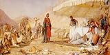 A FRANK ENCAMPMENT IN THE DESERT OF MOUNT SINAI 1842 BY JOHN FREDERICK LEWIS PRINT REPRODUCTION ON PAPER