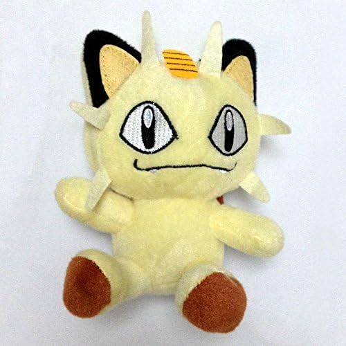 Limited Edition Meowth Pokemon 6" Anime Animal Stuffed Plush Plushies Doll Toys