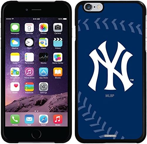 New York Yankees - stitch design on a Black iPhone 6 Plus Thinshield Snap-On Case
